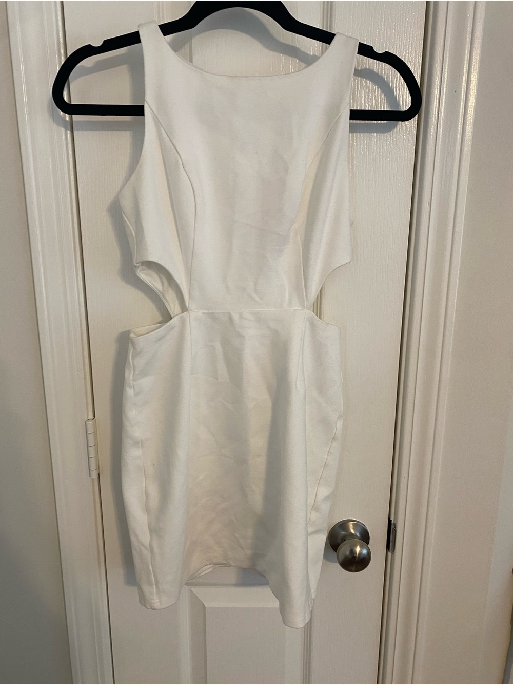 Lena White Cutout Mini Dress